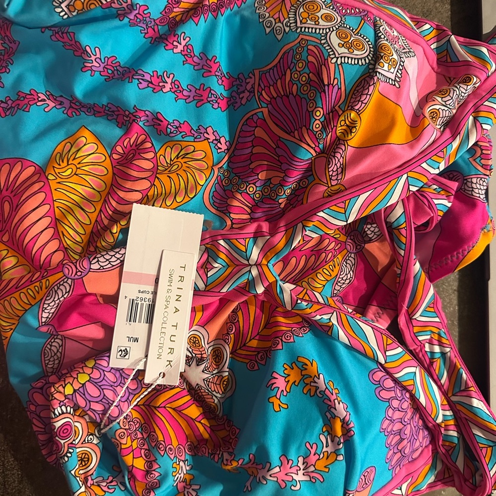 Trina Turk Women's Meilani One Piece Swimsuit - Picture 3 of 4